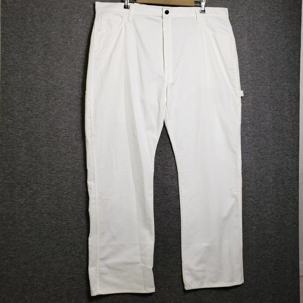Dickies Painters Pants Mens Size 42x32 White Flex Relaxed Fit Workwear Gorpcore